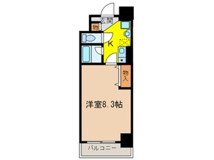 ヒルズ新栄２号館の物件間取画像